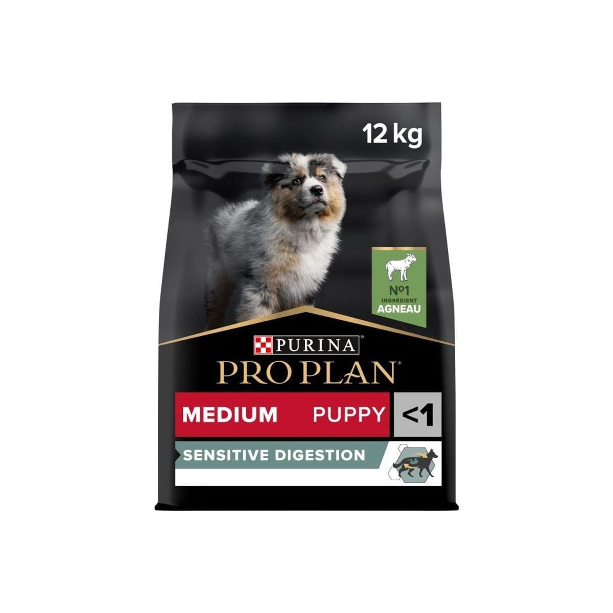 Proplan Croquettes Chiot Race Moyenne - Digestion Facile 12 kg