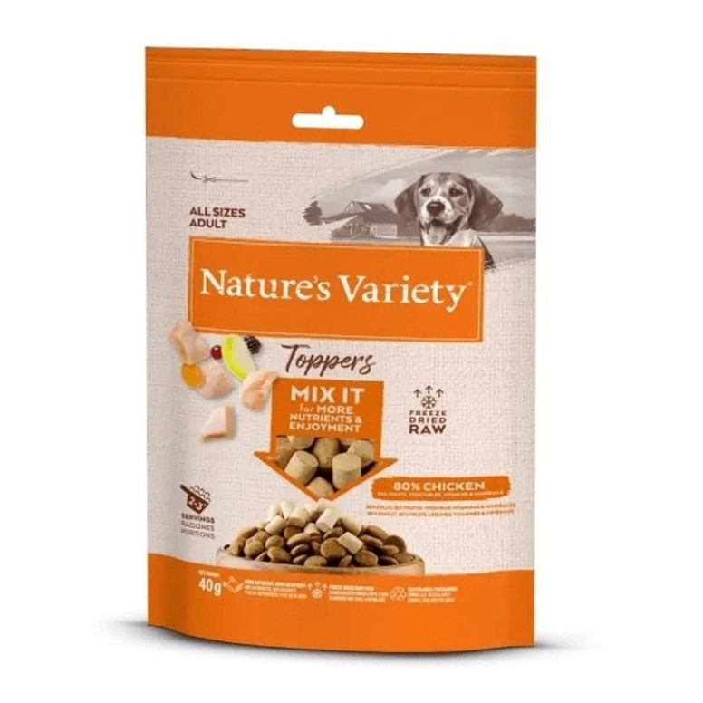 Toppers Chien & Chat - Poulet Lyophilisé 40g : Nutritif & Gourmand