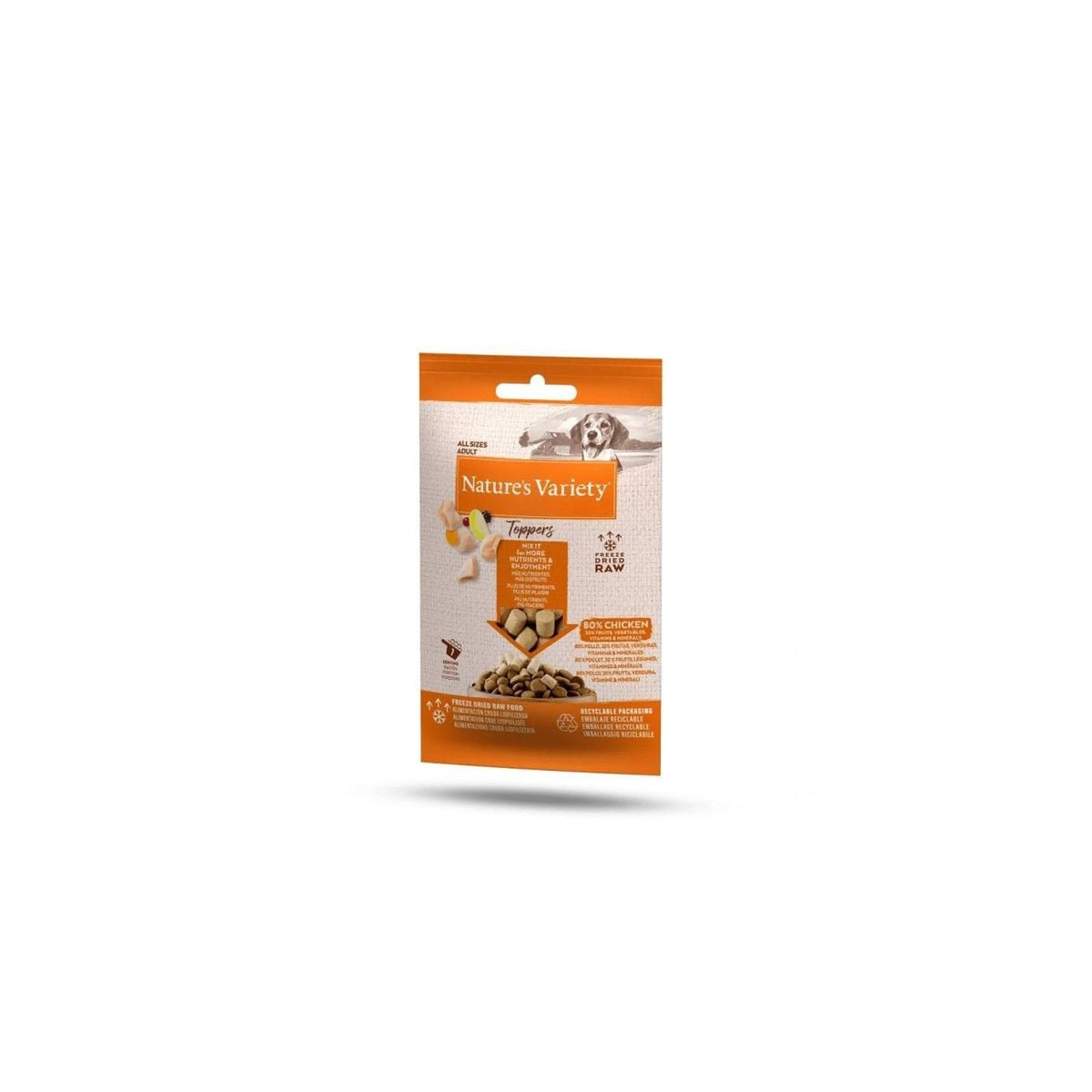 Toppers Chien & Chat - Poulet Lyophilisé 40g : Nutritif & Gourmand