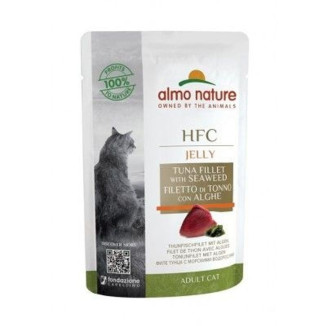 Almo Nature pâtée chat thon & algues en gelée - HFC, 55g
