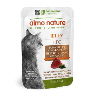 Almo Nature pâtée chat thon & algues en gelée - HFC, 55g