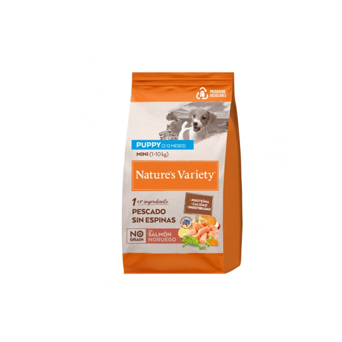 Nature's Variety Croquettes Chiot Mini Saumon Sans Céréales 3kg