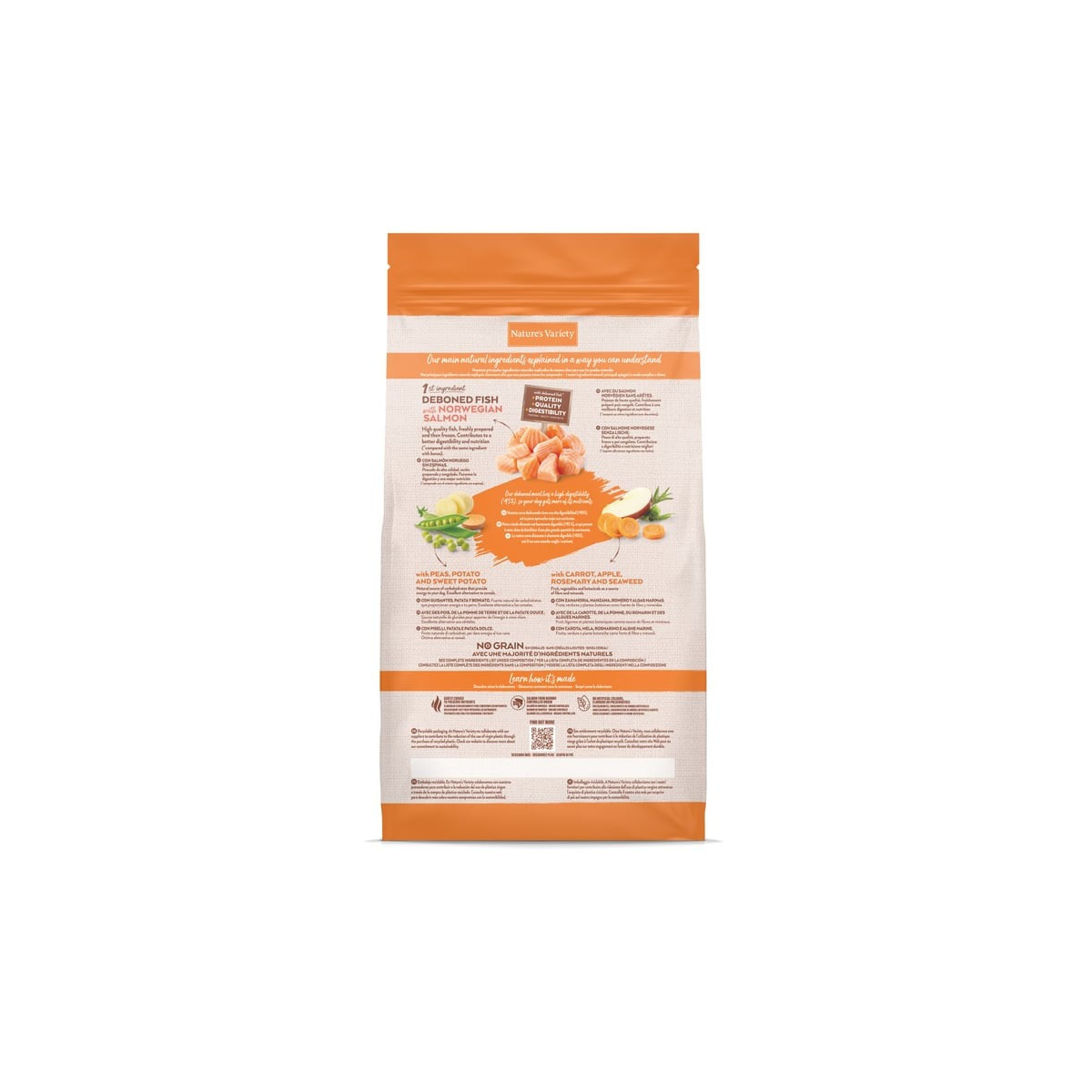 Croquettes chiot saumon 10kg - Développement musculaire & peau saine