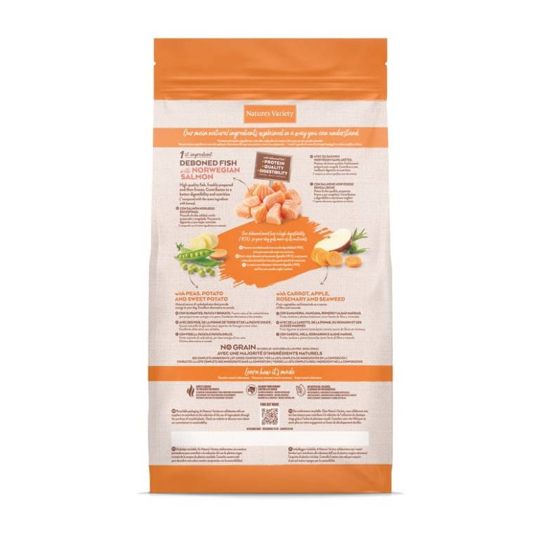 Croquettes chiot saumon 10kg - Développement musculaire & peau saine