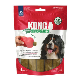 KONG Bâtonnets à mâcher M/L - Santé dentaire chien & chat - 227g