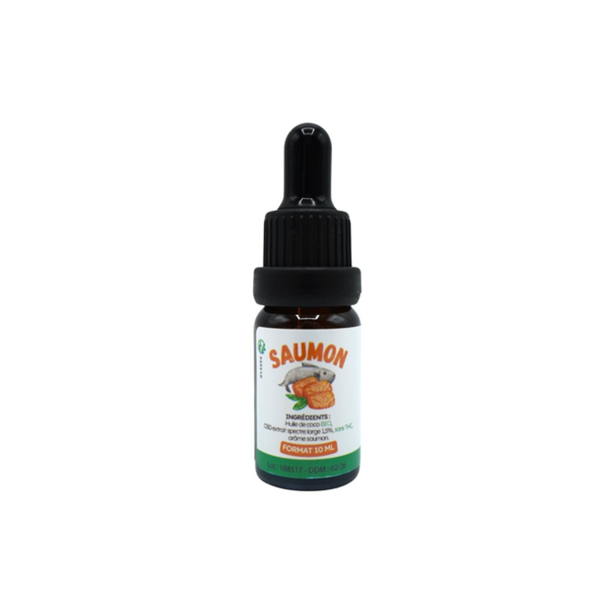 Huile Chanvre ANICOOL 1,5% Saumon - Bien-être Chat/Chien 10ml