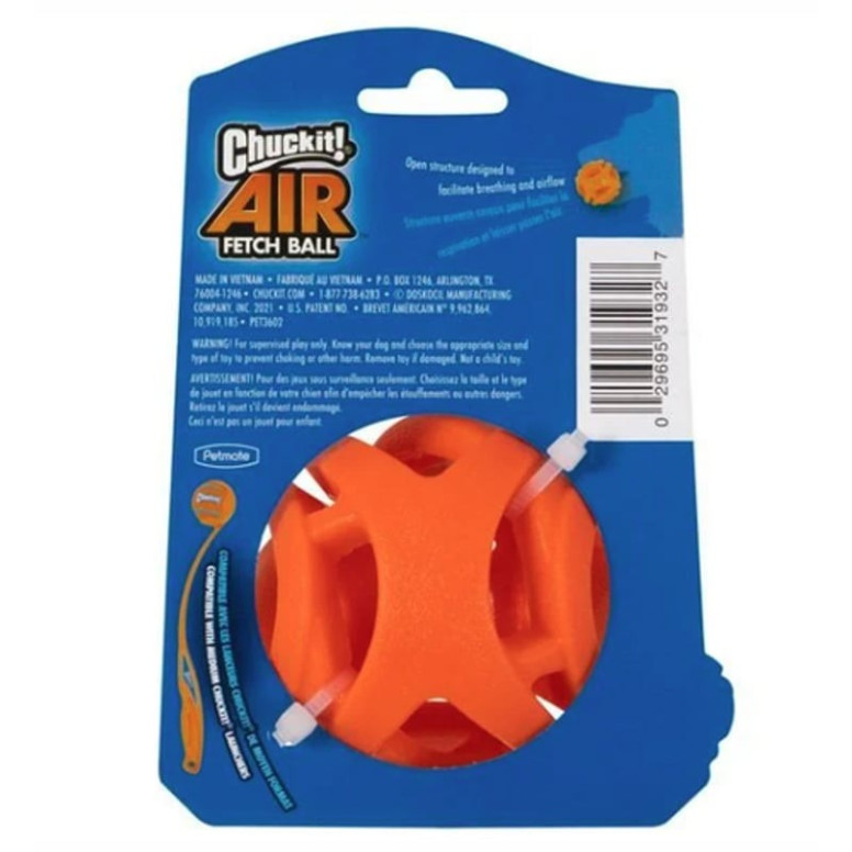 Balle Chuckit! Air Fetch Medium 6,5 cm - Idéale pour jeux aquatiques