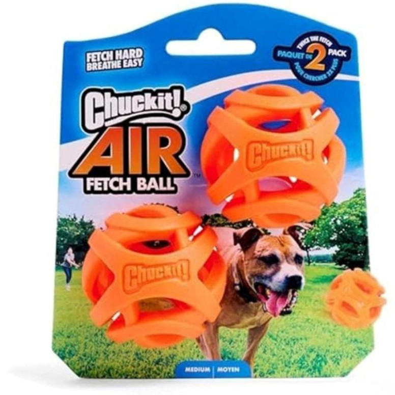 Jouet Chuckit! Air Fetch Ball M - 2 balles flottantes 6 cm pour chien