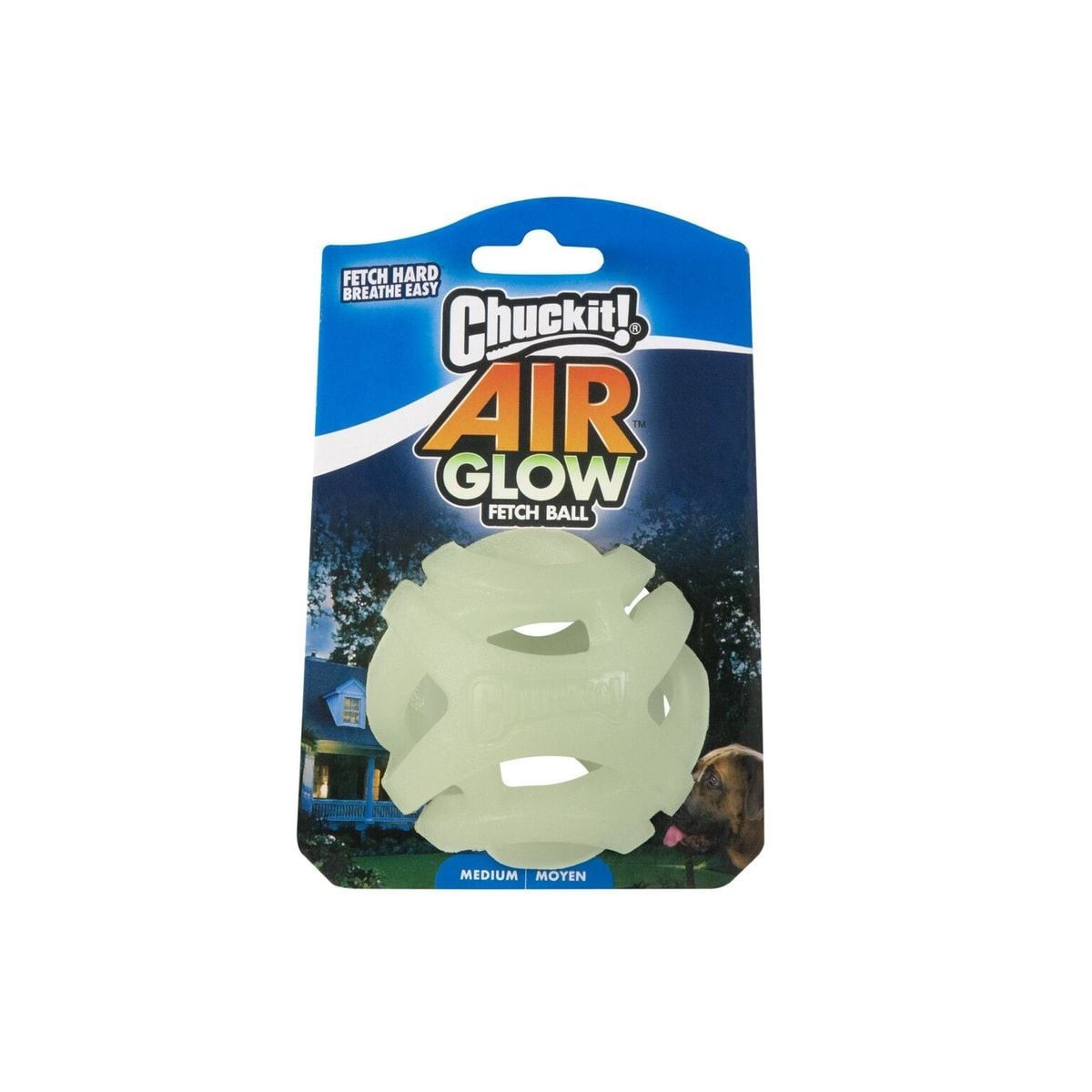 Balle Chuckit! Air Glow 6cm - Lumineuse pour jeux nocturnes