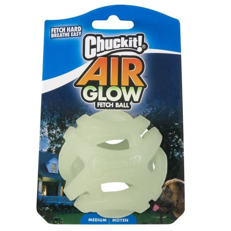 Balle Chuckit! Air Glow 6cm - Lumineuse pour jeux nocturnes
