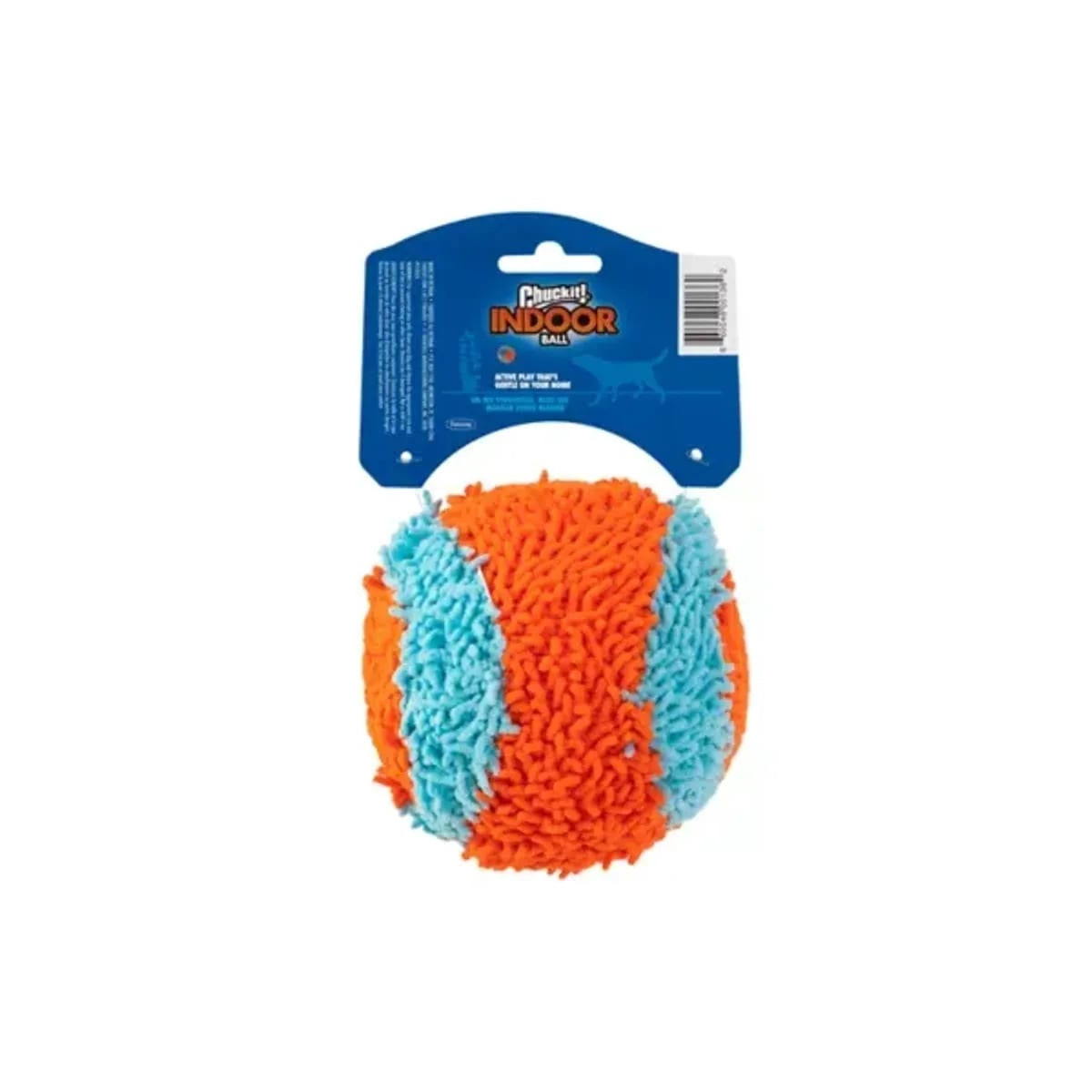 Balle Chuckit! Indoor - Jeu silencieux et durable pour chiens, 12 cm
