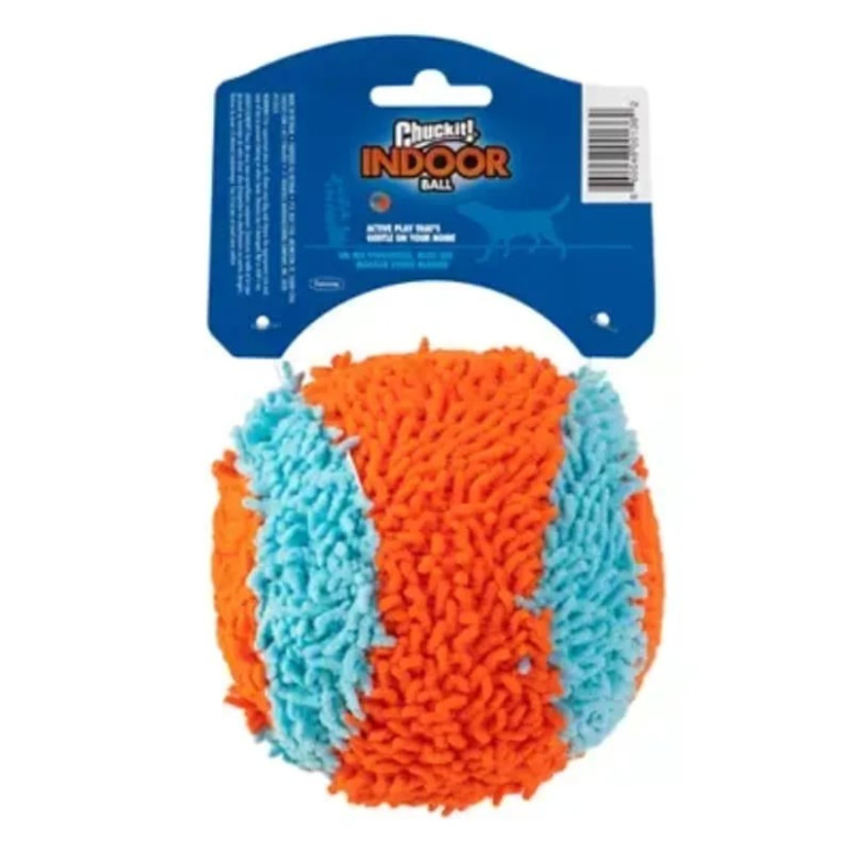 Balle Chuckit! Indoor - Jeu silencieux et durable pour chiens, 12 cm