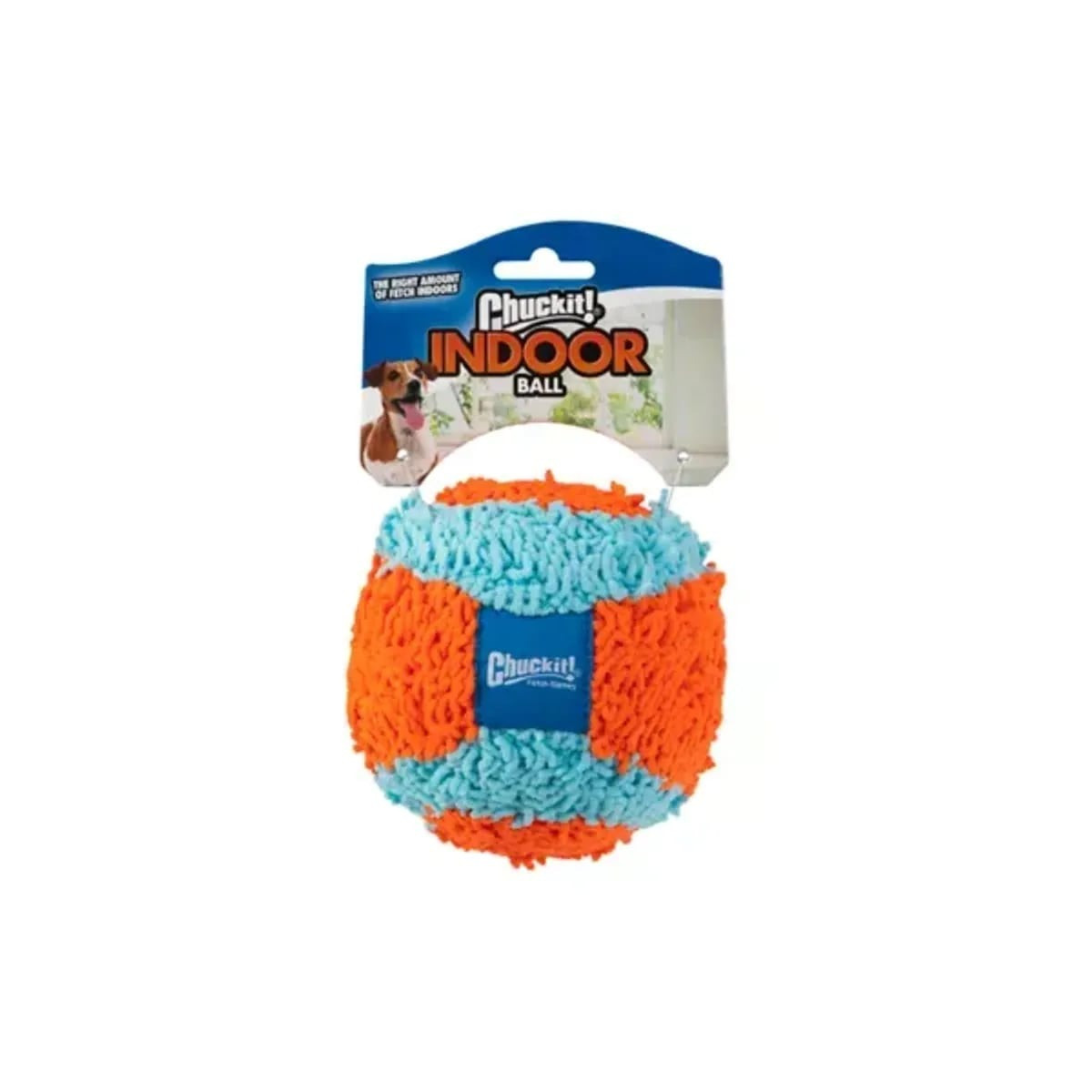 Balle Chuckit! Indoor - Jeu silencieux et durable pour chiens, 12 cm
