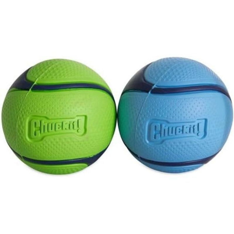 Balle Chuckit! Sniff Beurre Cacahuète M - Durable et flottante