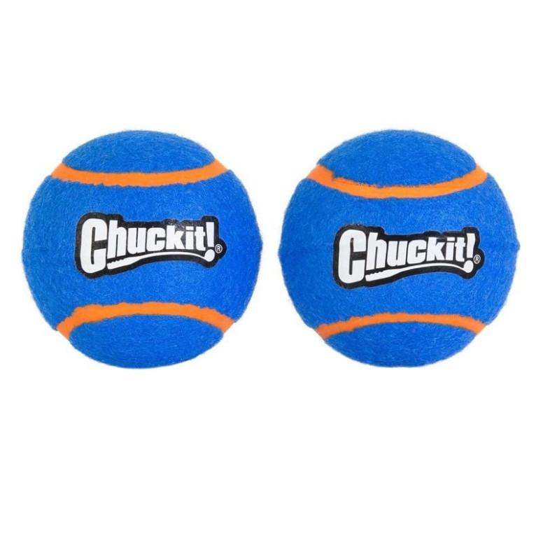 Jouet Chuckit! Balle Tennis Couineur M - Pack 2 pour Chien
