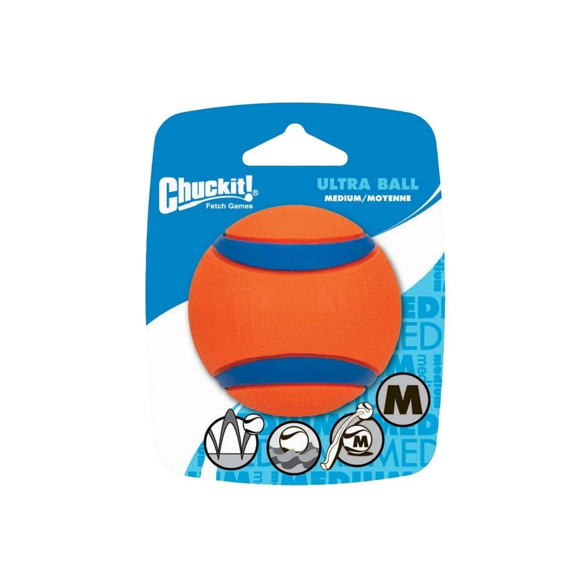 Chuckit! Ultra Ball 6cm - Rebond et flottabilité pour chien