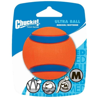 Chuckit! Ultra Ball 6cm - Rebond et flottabilité pour chien