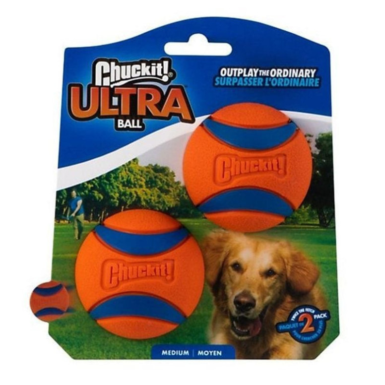 Chuckit! Ultra Ball M : rebond élevé, flottant et durable