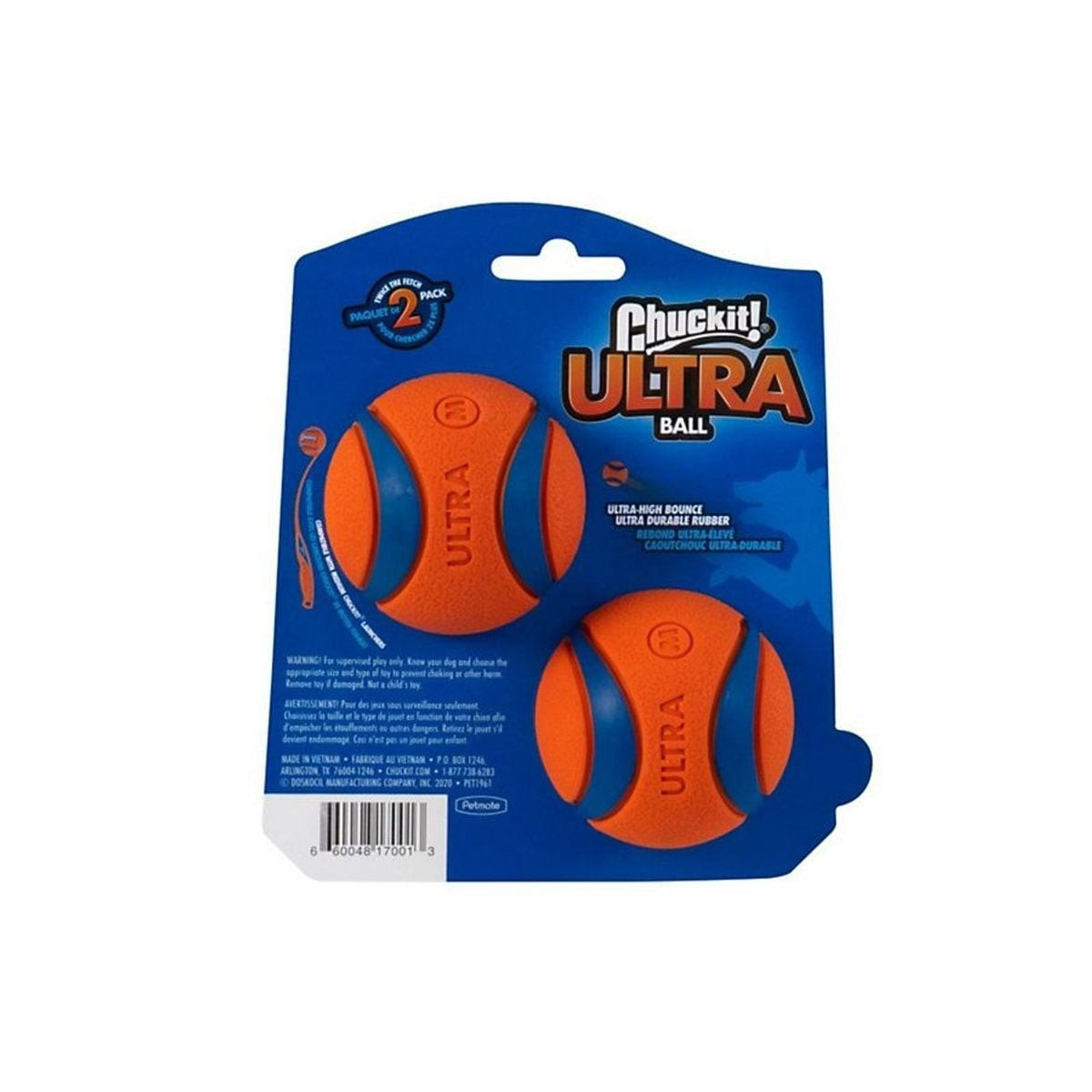Chuckit! Ultra Ball M : rebond élevé, flottant et durable