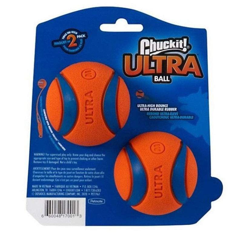Chuckit! Ultra Ball M : rebond élevé, flottant et durable