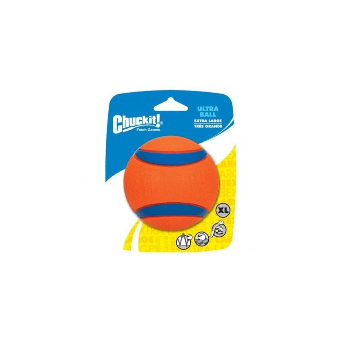 Chuckit! Ultra Ball XL 9cm - Rebond puissant pour grands chiens