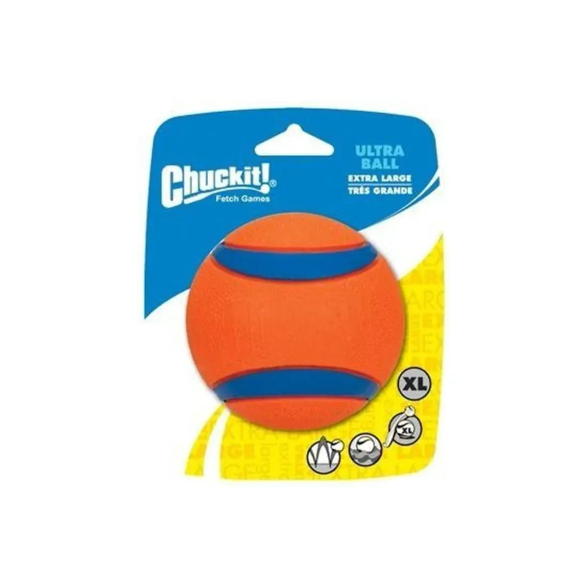 Chuckit! Ultra Ball XL 9cm - Rebond puissant pour grands chiens