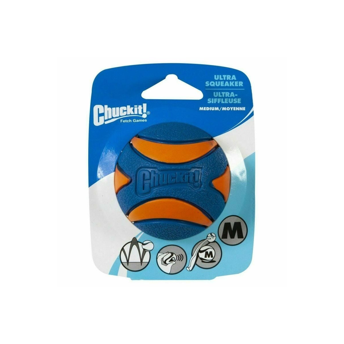 Ball Chuckit! Ultra Squeaker - Flottant et résistant