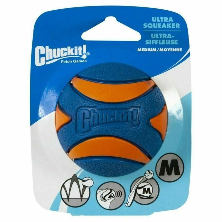 Ball Chuckit! Ultra Squeaker - Flottant et résistant