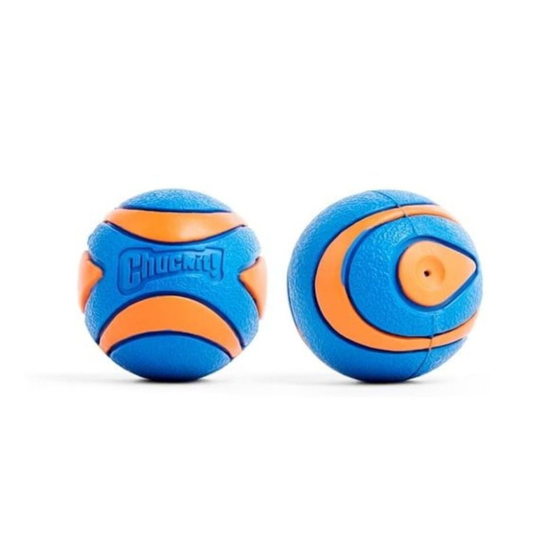 Jouet Chuckit! Ultra Squeaker Ball S X2 - 2 balles pour petits chiens