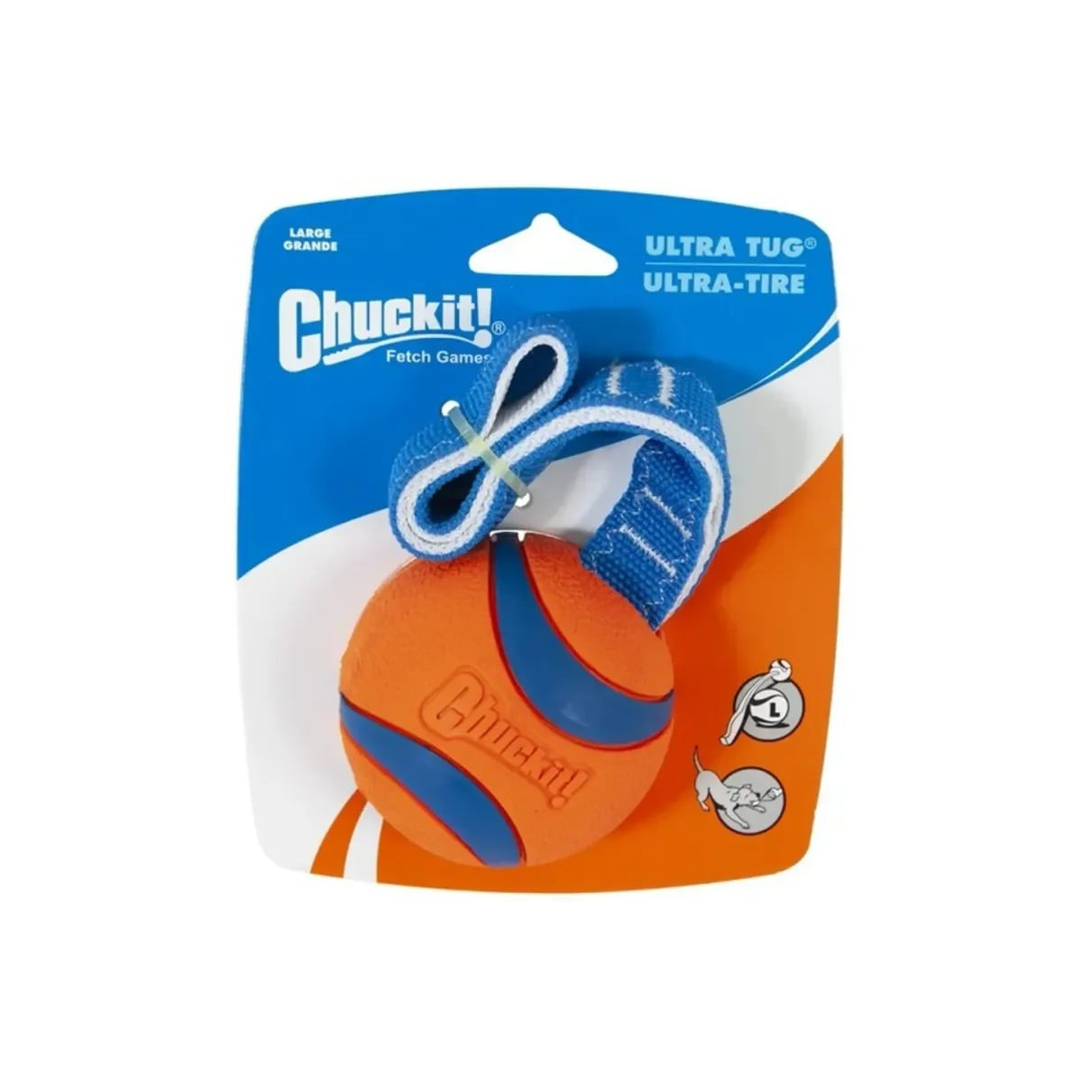 Jouet Chuckit! Ultra Tug L - Robuste et flottant pour grands chiens
