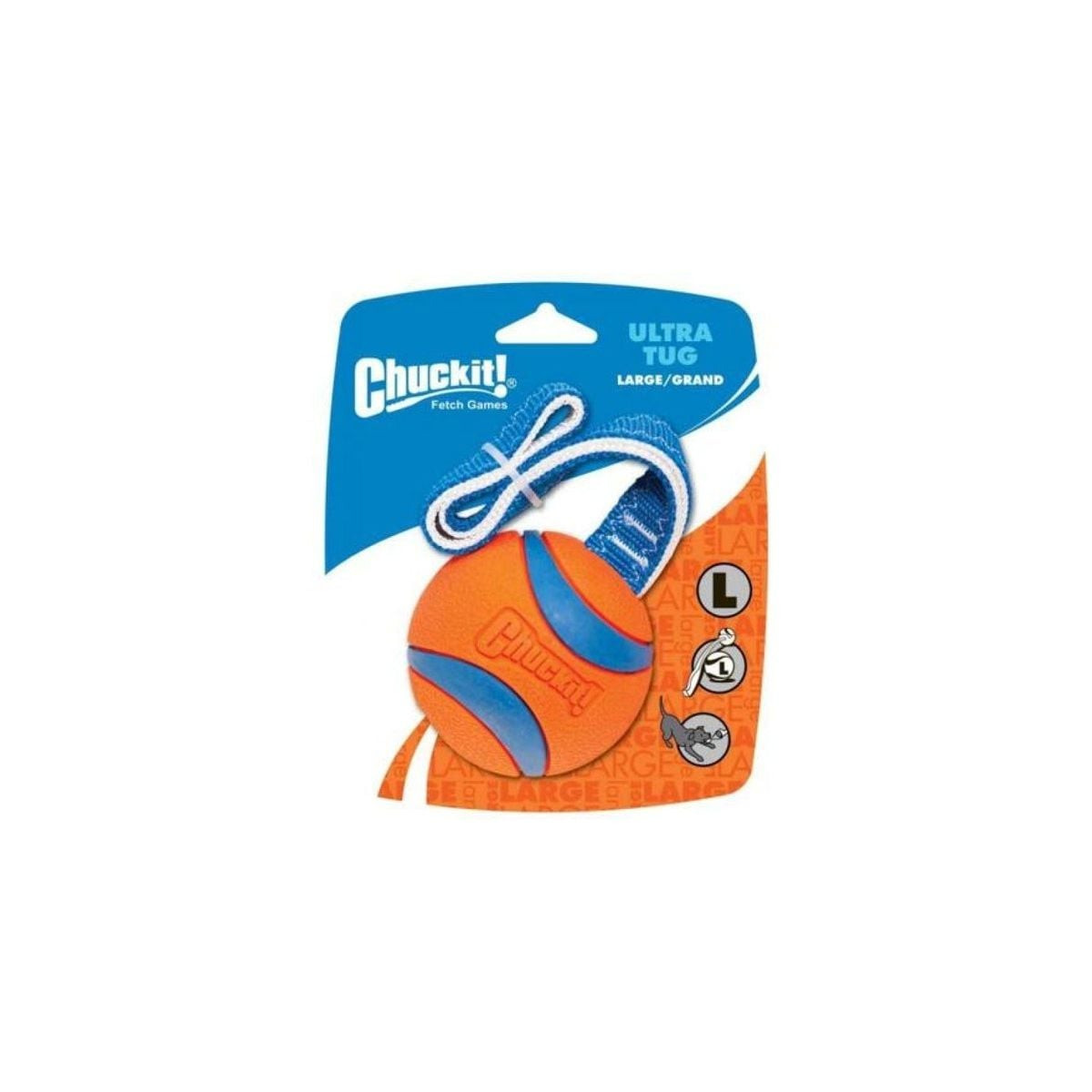 Jouet Chuckit! Ultra Tug L - Robuste et flottant pour grands chiens