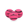 Dog Comets : Balles tennis chien rose 6cm - Pack 3 rebondissant