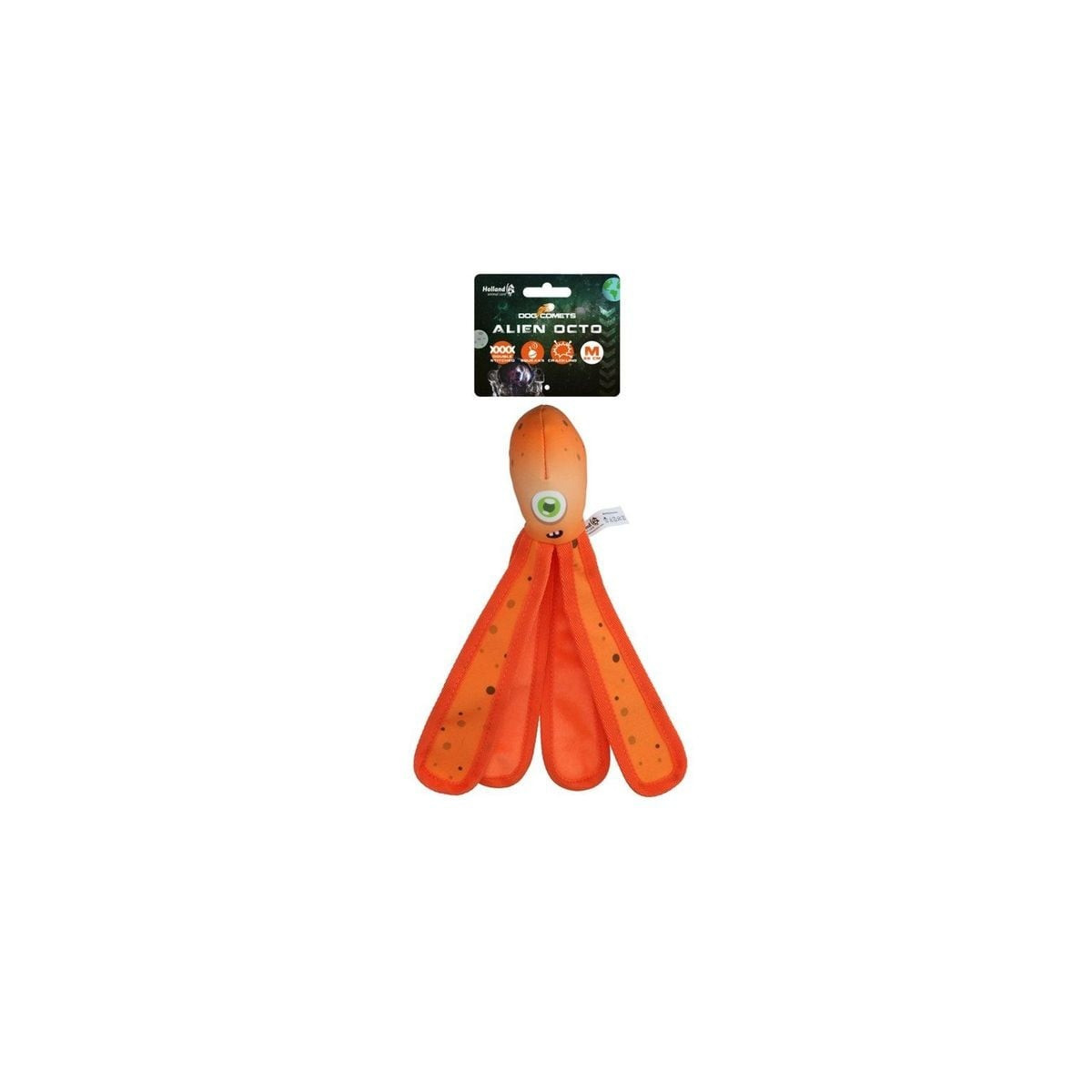 Dog Comets Alien Orange - Jouet chien flottant 28cm interactif