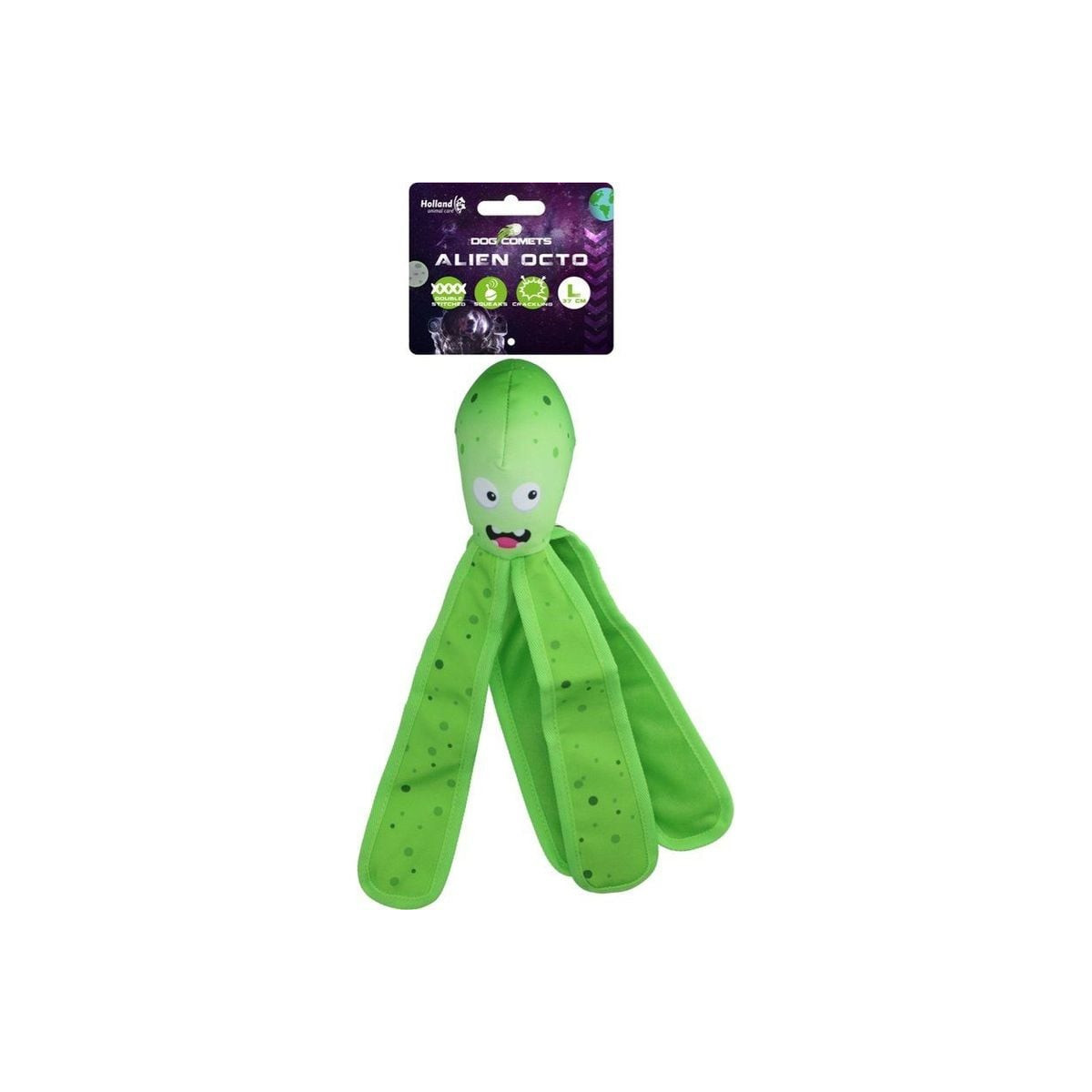 Jouet chien Dog Comets Alien Vert - 37cm - Aquatique & résistant