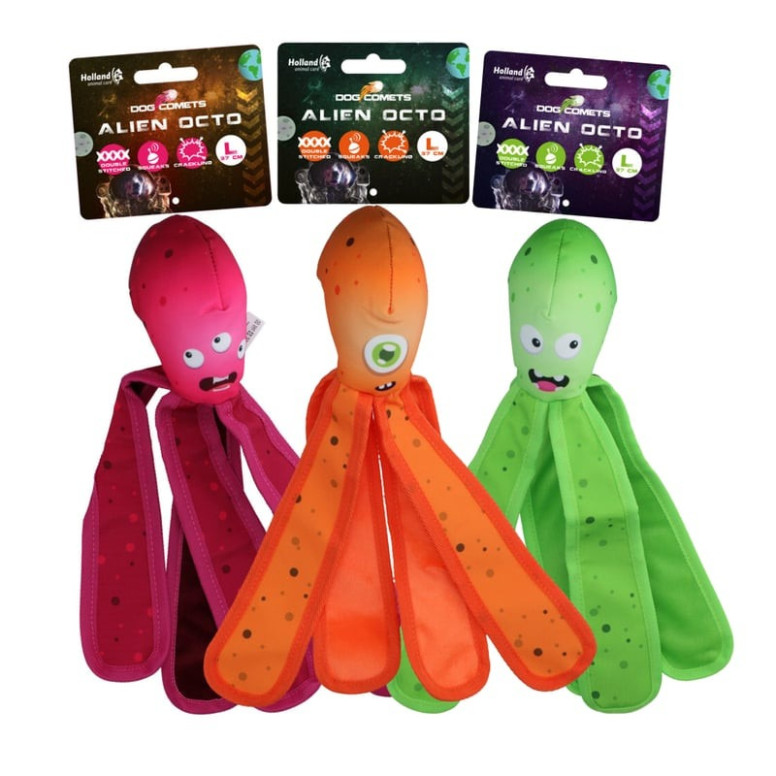 Jouet chien Dog Comets Alien Vert - 37cm - Aquatique & résistant