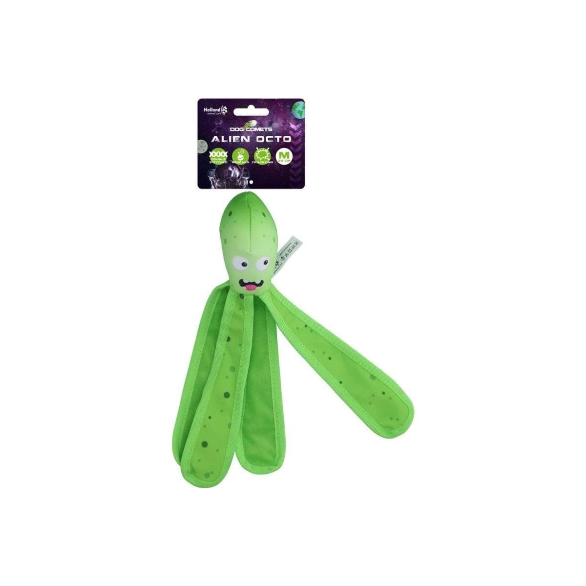 Jouet chien Dog Comets Alien Vert - 28cm - Jeu aquatique & interactif