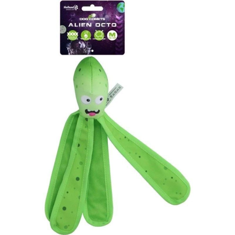 Jouet chien Dog Comets Alien Vert - 28cm - Jeu aquatique & interactif
