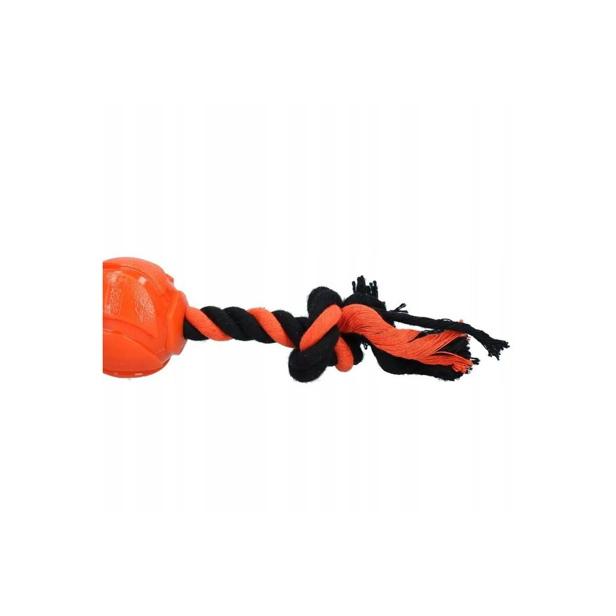 AstroTug Dog Comets : jouet chien orange, balle rebondissante 6cm