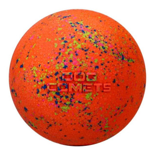 Jouet chien Dog Comets : balle Stardust orange, rebond ultra-durable