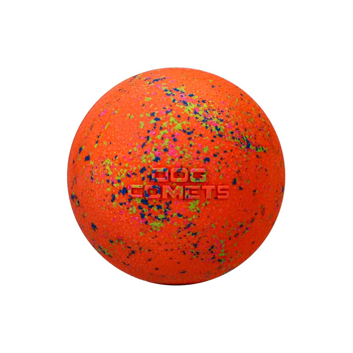 Dog Comets Stardust - Balle chien orange flottante 5cm