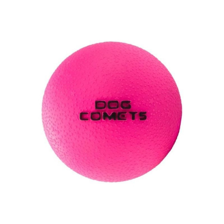 Balle chien Dog Comets Stardust Rose - 6cm, rebond ultra et flottante