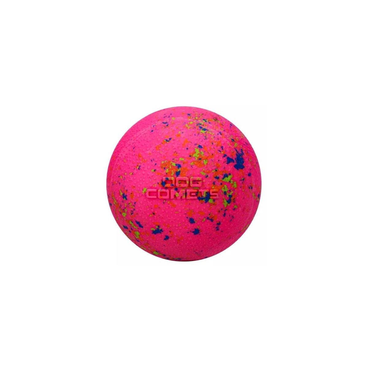 Balle chien Dog Comets Stardust Rose - Jouet naturel flottant 5 cm