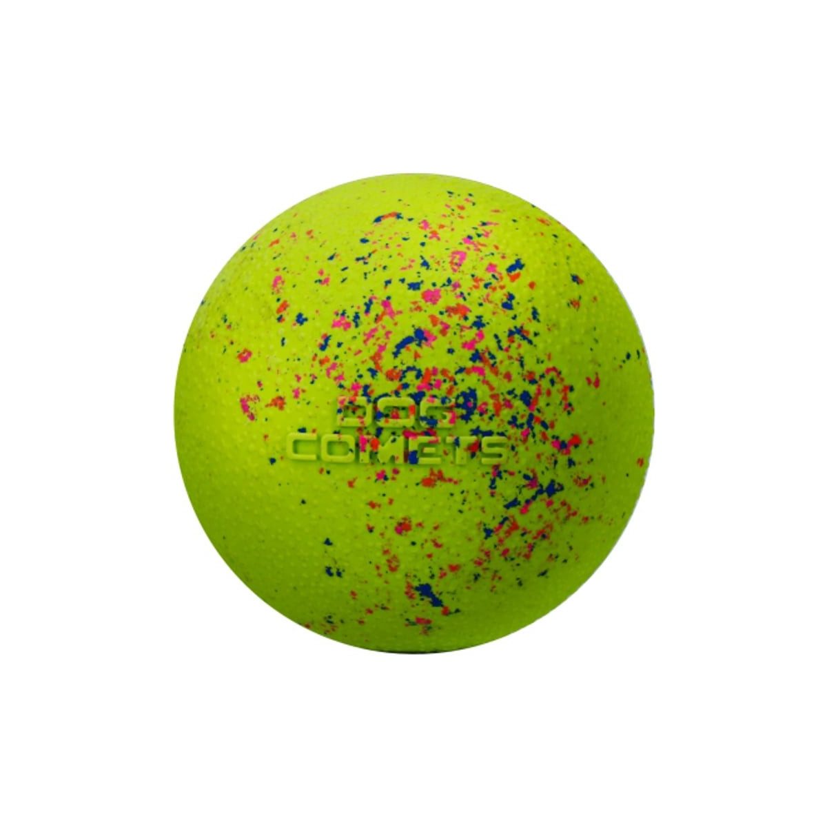 Jouet chien Dog Comets : balle Stardust verte 6cm, rebond et flottante
