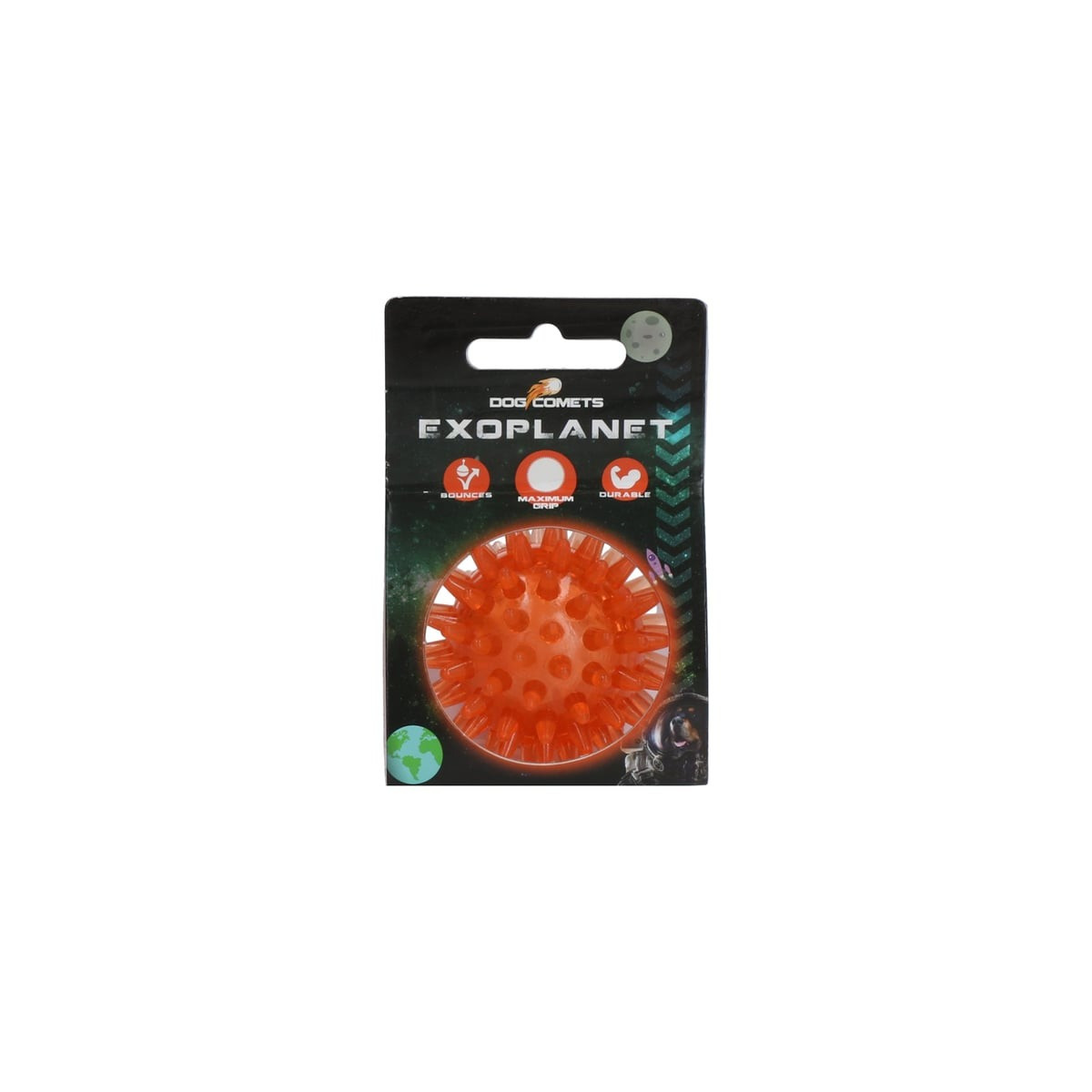 Balle chien Dog Comets : Exoplanet Orange L1, rebond, flottante