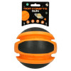 Jouet chien Dog Comets : Ballon planète orange 14 cm, rebond parfait