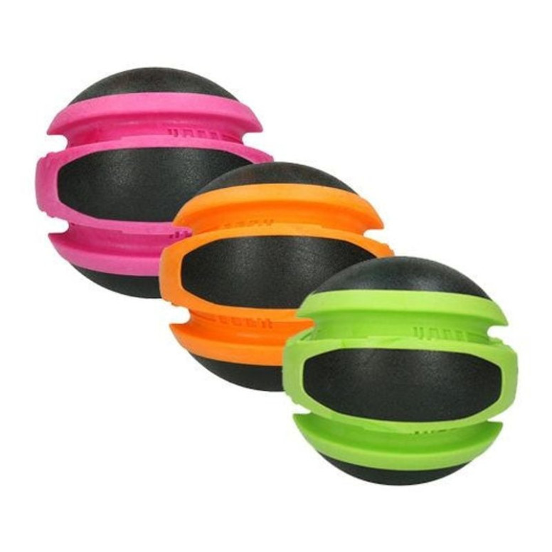 Jouet chien Dog Comets : Ballon Planète Vert 14cm - Rebond parfait