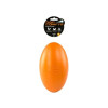 Dog Comets Ballon Rugby Orange - Jouet Chien Durable & Flottant M 20cm