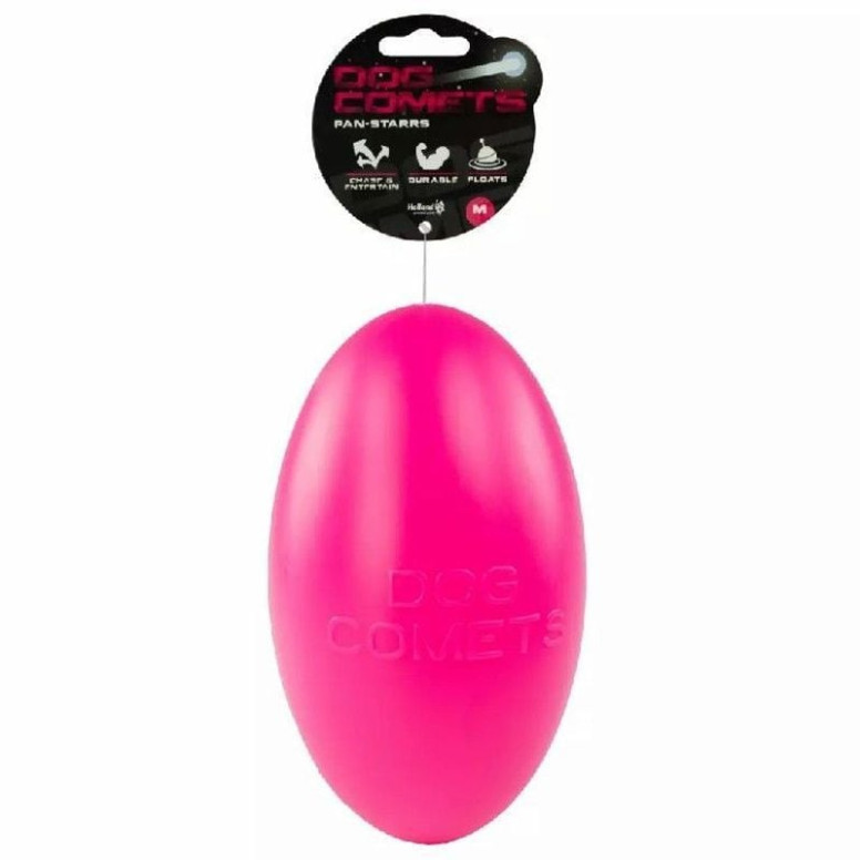 Jouet Chien Dog Comets Rose : Durable, Rebondissant, 20cm