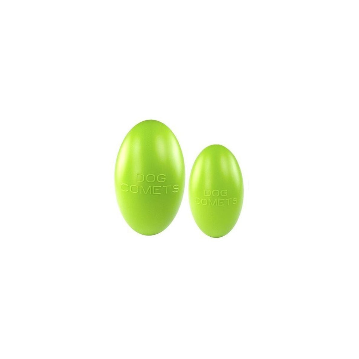 Ballon Rugby Dog Comets 20cm Vert - Jouet flottant ultra-résistant