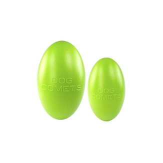 Ballon Rugby Dog Comets 20cm Vert - Jouet flottant ultra-résistant